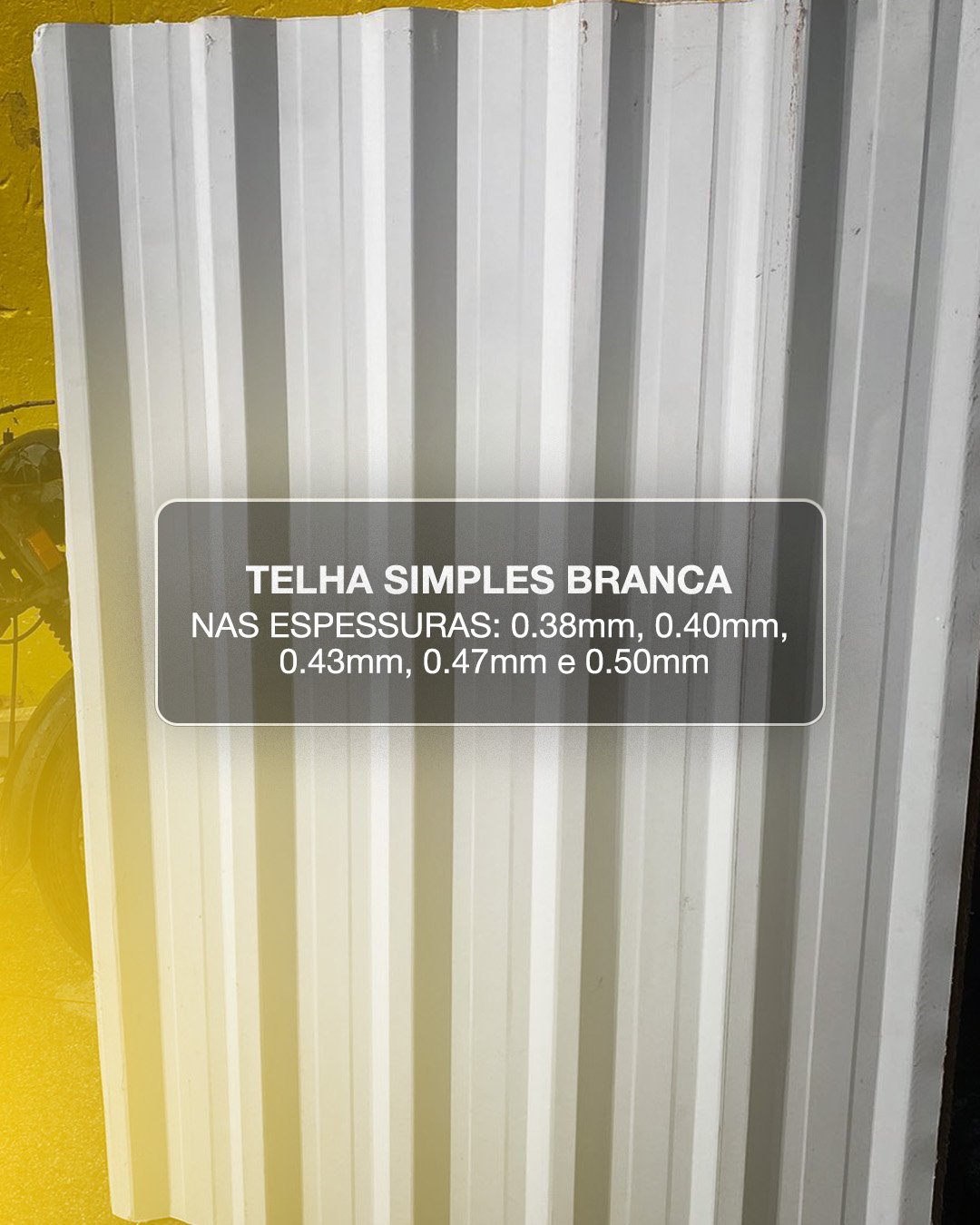TELHA SIMPLES BRANCA